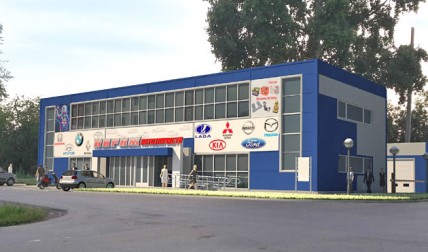 Эскизный проект двухэтажного магазина г.Бородино