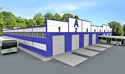 Проектирование гаража для автобусов г.Железногорск