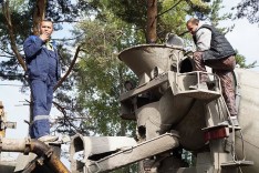 Использование бетононасосов в быстровозводимом строительстве