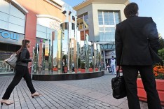 Организация парковки торгового центра