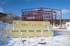 Построить каркасное здание из сэндвич-панелей