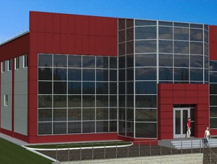 Проект склада с офисными помещениями