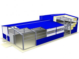 Типовой проект каркасного здания