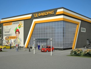 Здание из металлоконструкций под супермаркет и магазин