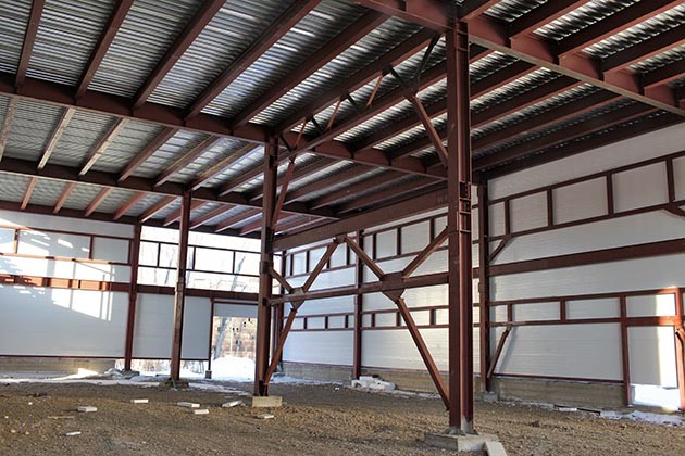 Конструктивные элементы каркасных быстровозводимых зданий