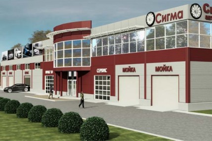 На этой неделе закончен проект магазина авто-мототехники и запасных частей г.Красноярск Советский район