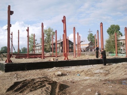 Закончен нулевой цикл строительства супермаркета в г.Енисейске