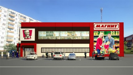 Готовый магазин, торговый центр из ЛМК и ЛСТК