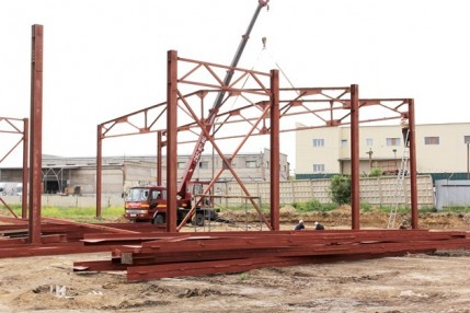 Началось строительство третьего складского здания логистического центра "СибСклад"