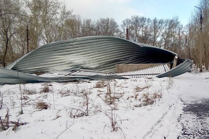 Обрушение арочных конструкций