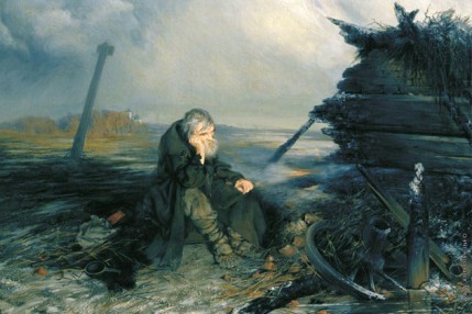 Сгорел автосервис